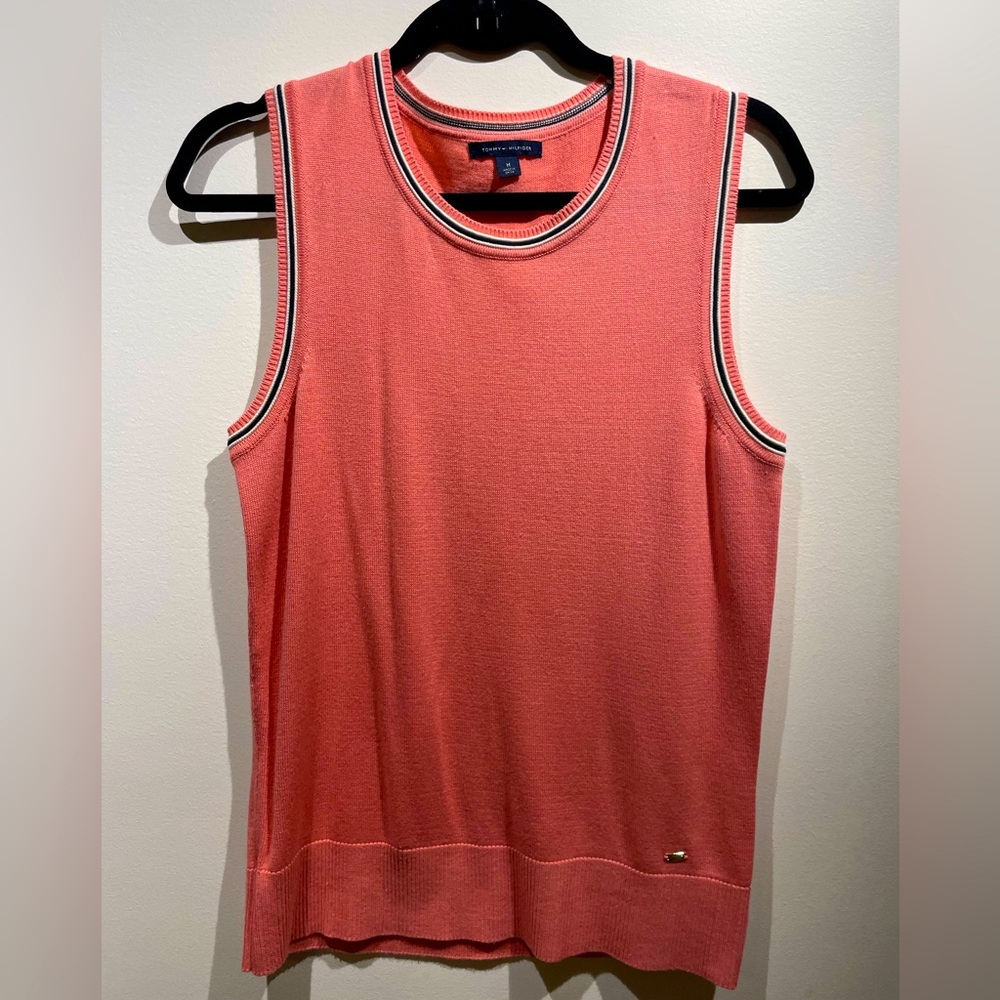 Tommy Hilfiger sweater vest, pink, size M